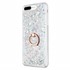 CaseUp Apple iPhone 7 Plus Kılıf Liquid Bling Gümüş 2